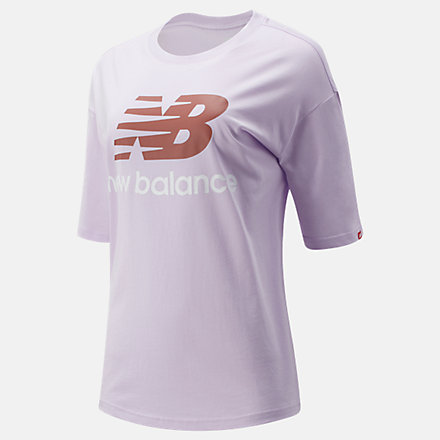 New Balance NB Essentials Stacked Logo Tee, WT03519AAG image number null