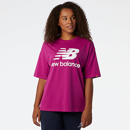 NB NB Essentials Stacked Logo Tee, WT03519JJL image number null