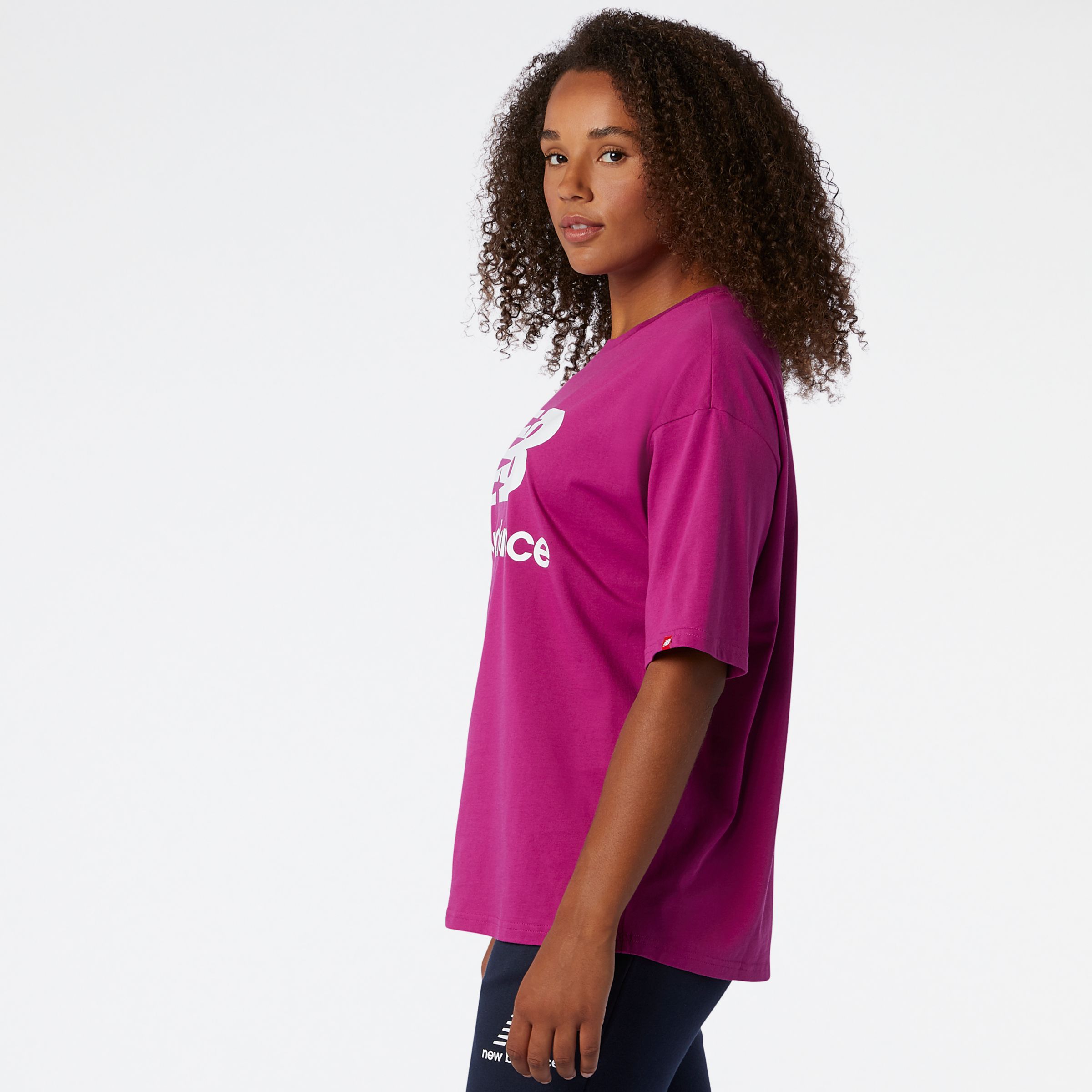 NB Essentials Stacked Logo Tee