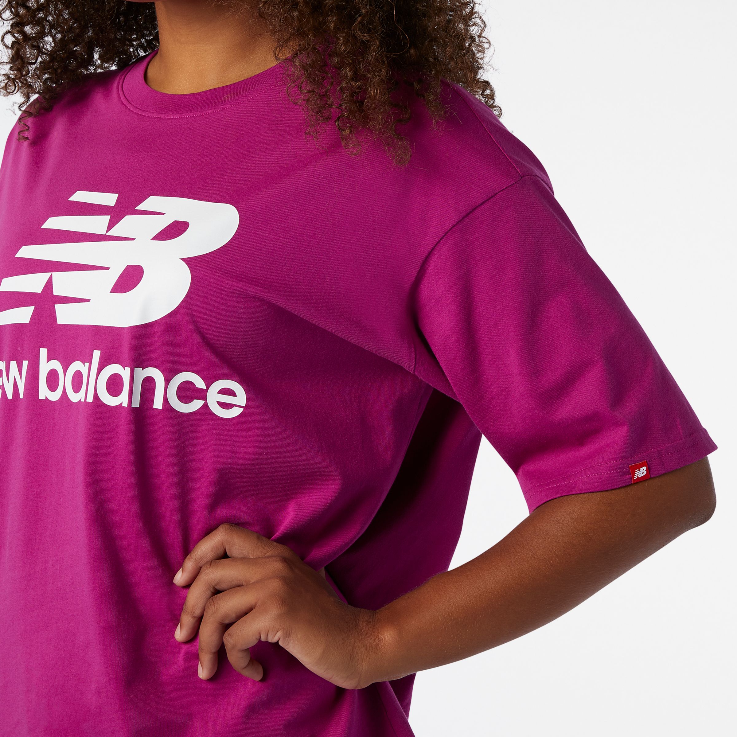 NB Essentials Stacked Logo Tee