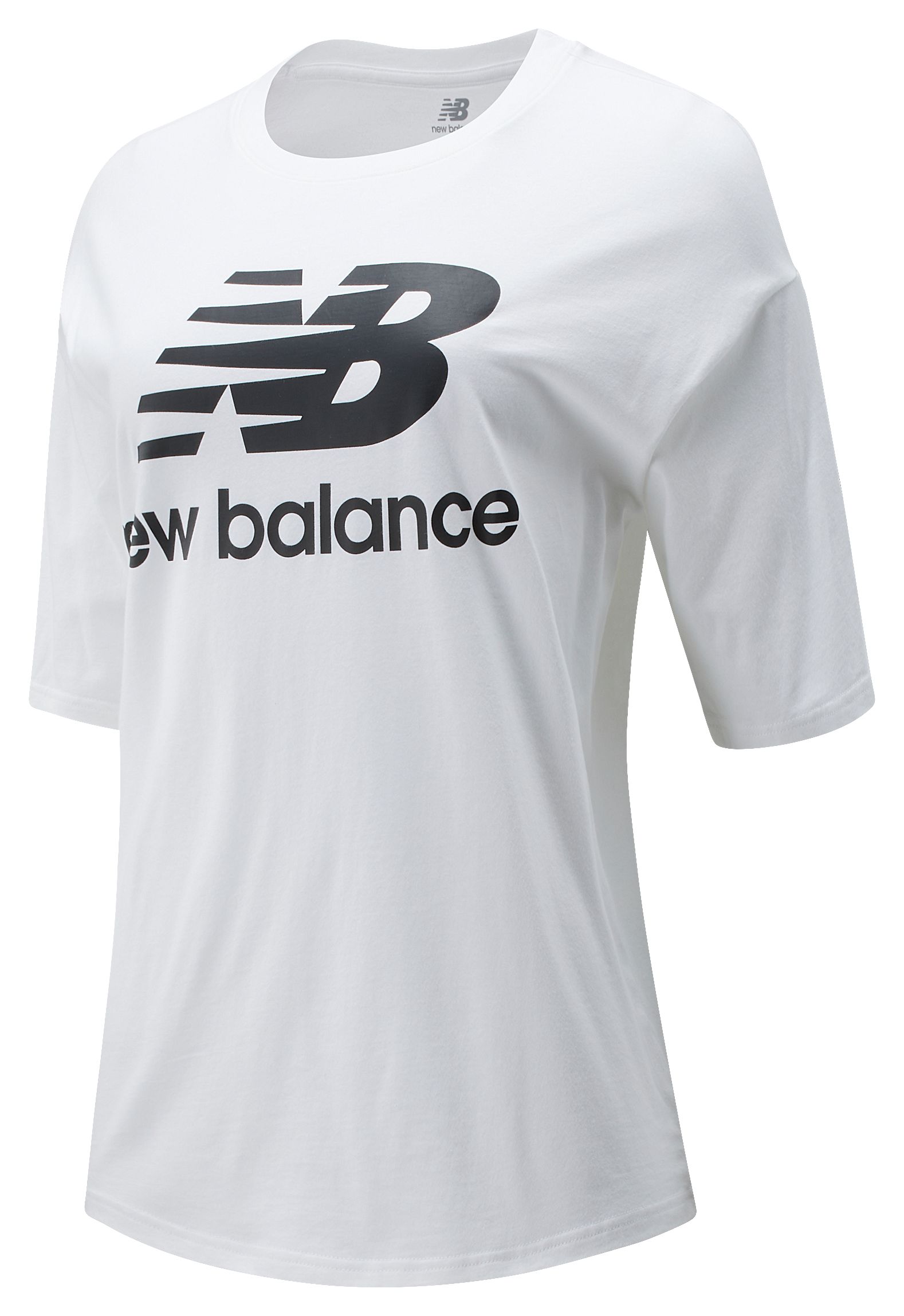 NB Essentials Stacked Logo Tee