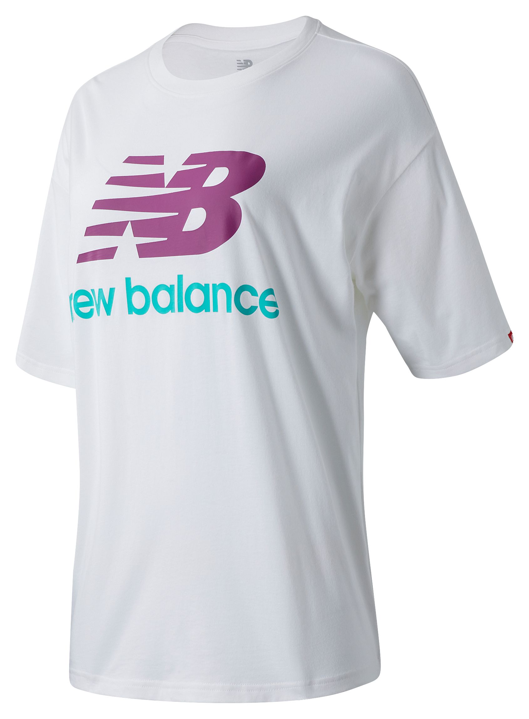 NB Essentials Stacked Logo Tee