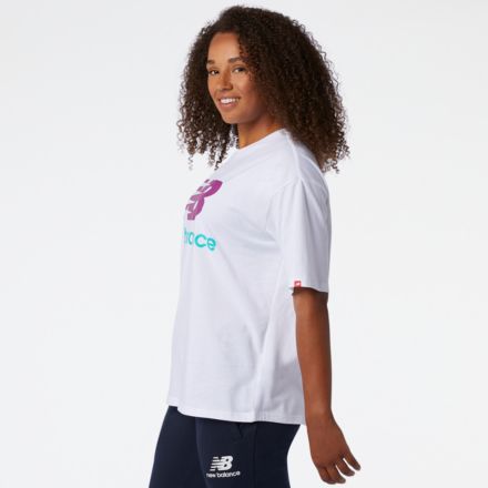 NB Essentials Stacked Logo Tee