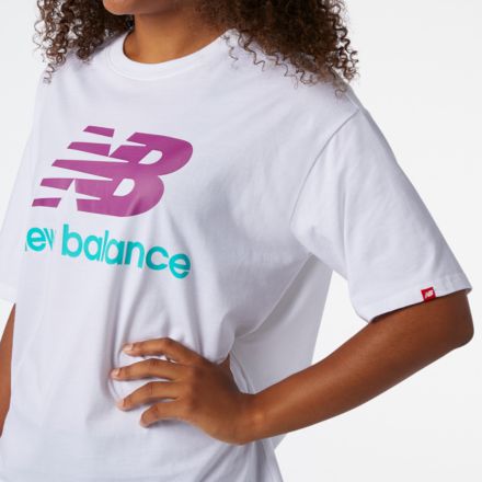 NB Essentials Stacked Logo Tee
