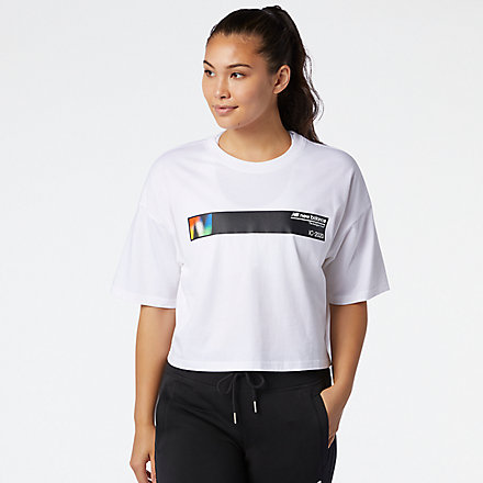 New Balance Sport Style Optiks Short Sleeve T-Shirt, WT03525WT image number null