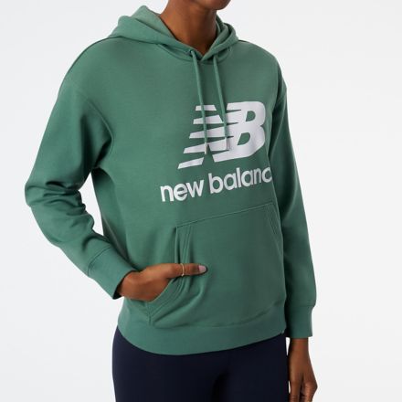 Felpa con cappuccio NB Essentials Stacked Logo Oversized