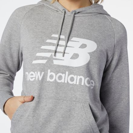 NB Essentials Pullover Hoodie, ATHLETIC GREY, WT03550AG