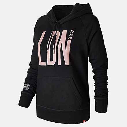 NB London Acceptance Essentials Pullover Hoodie, WT03550DBK image number null