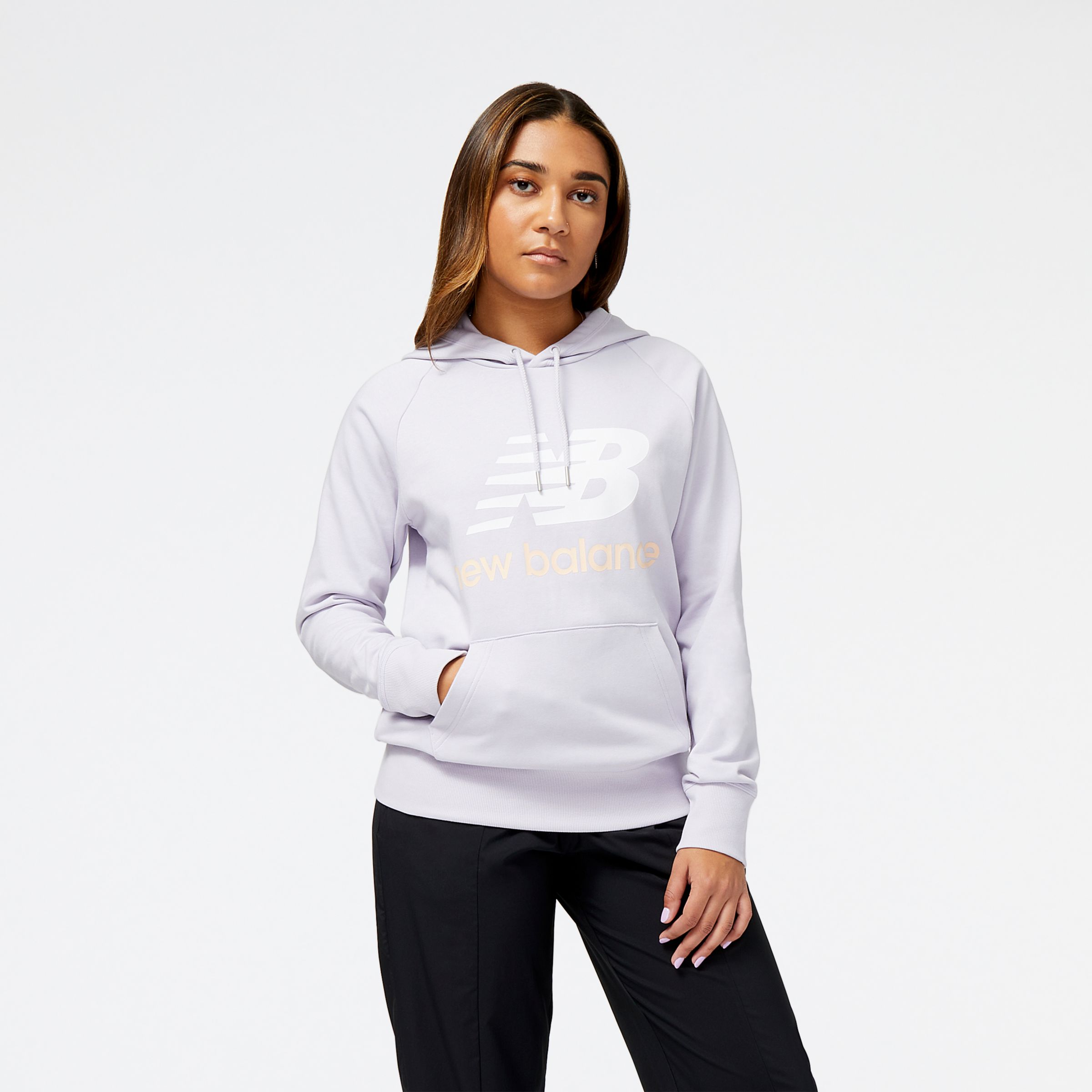 

New Balance Women's NB Essentials Pullover Hoodie Grey - Grey