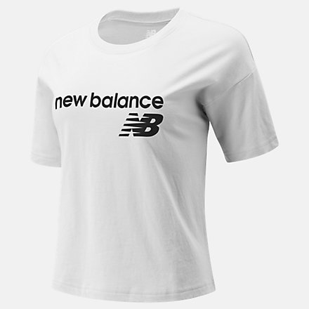New Balance Classic Core Stacked T-Shirt, WT03805WT image number null