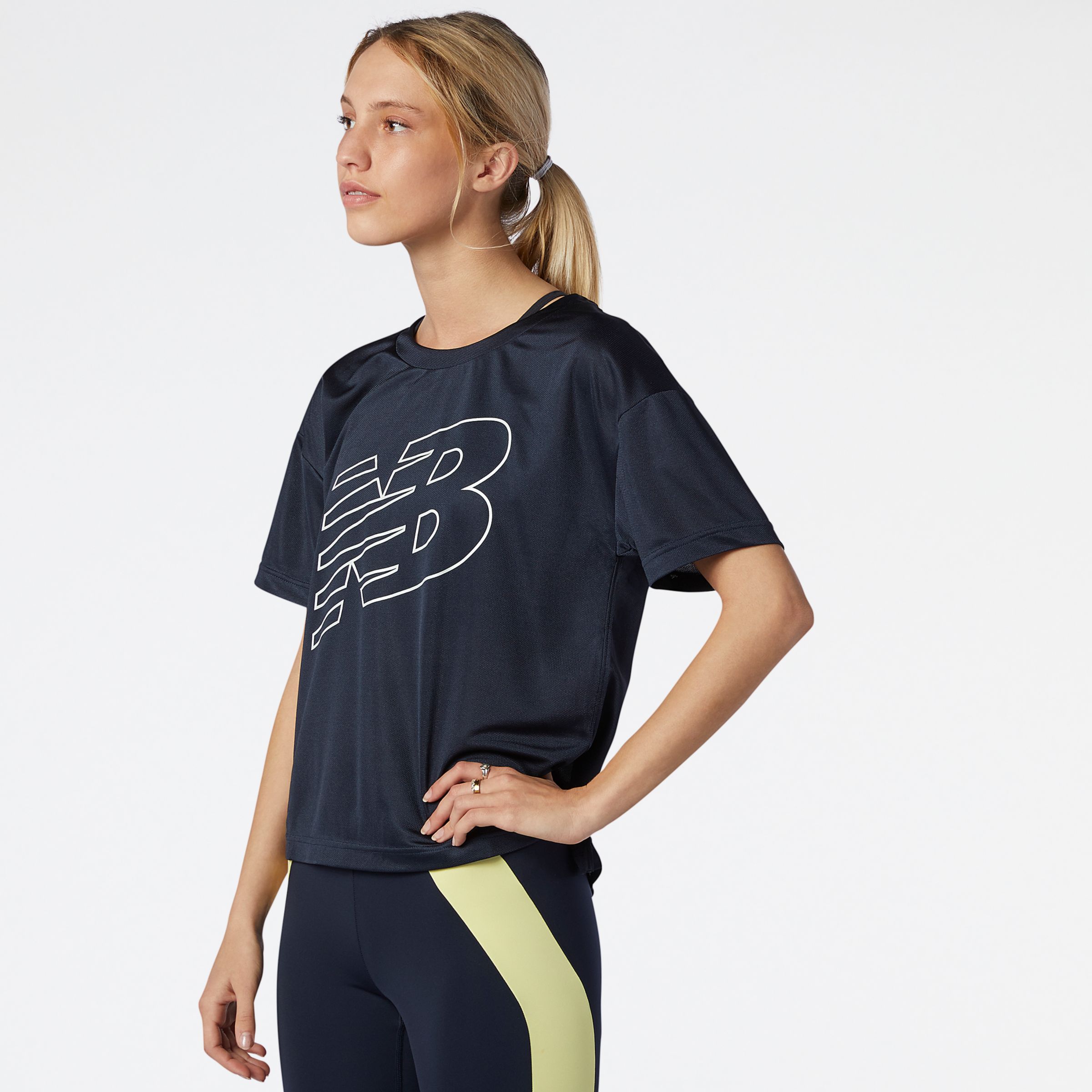 Achiever Mesh Graphic Top