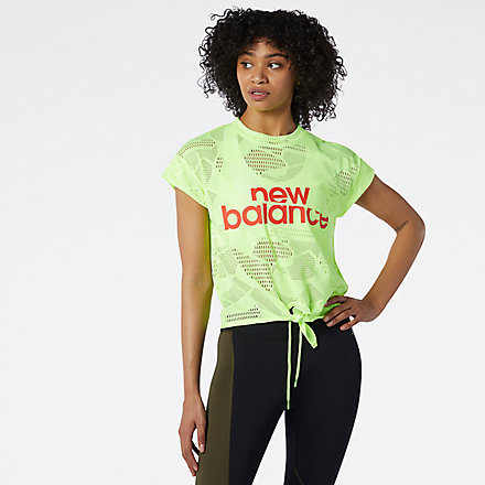 New Balance Achiever Collide Open Mesh Tee, WT11154BIO image number null