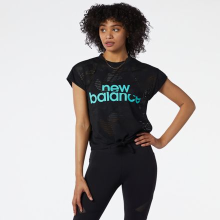 NB Achiever Collide Open Mesh Tee, WT11154BK