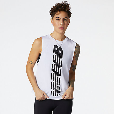 Relentless Cinched Back Graphic Tank