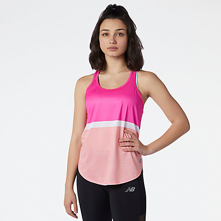 New Balance Printed Accelerate Tank, WT11223PKW image number null