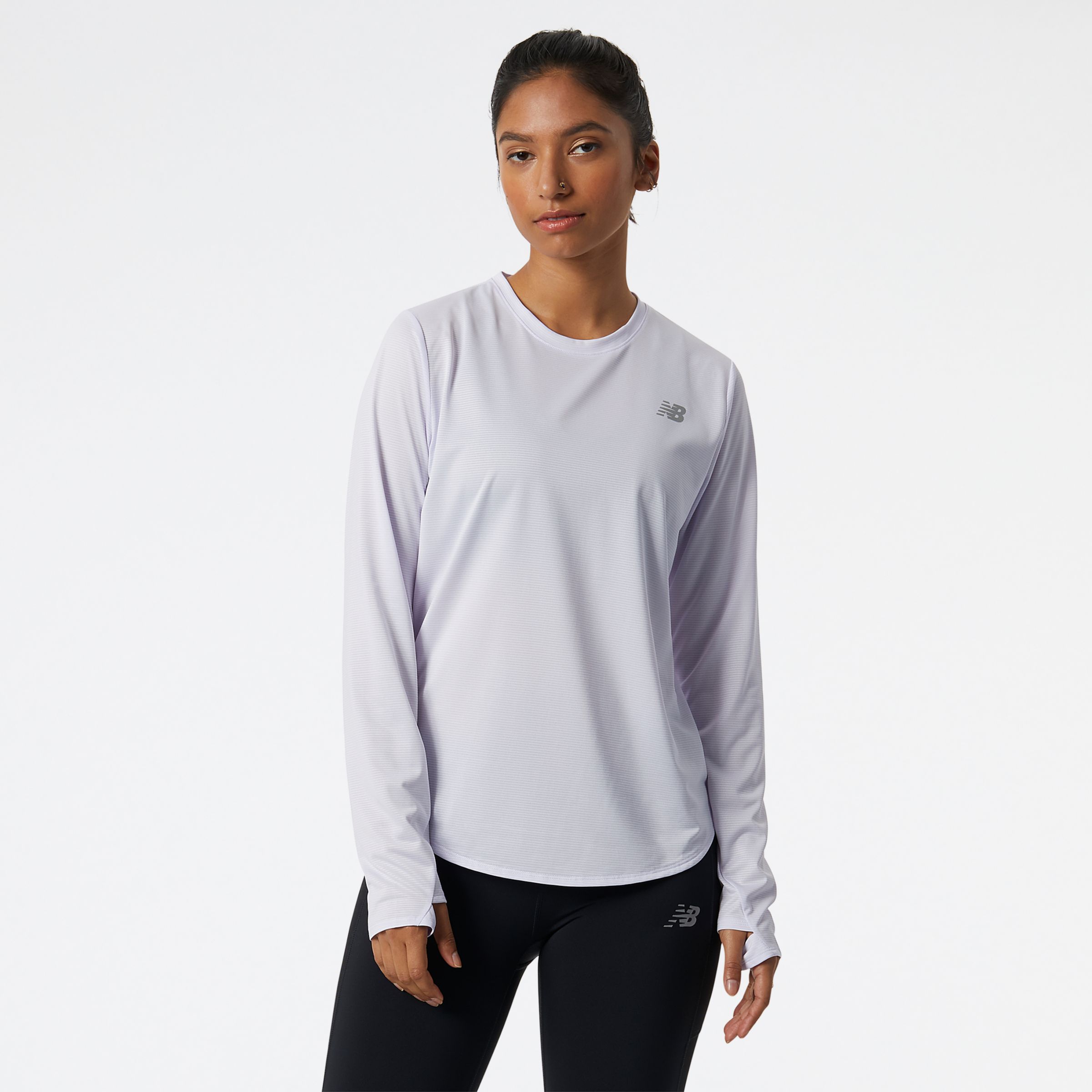 

New Balance Women's Accelerate Long Sleeve Purple - Purple