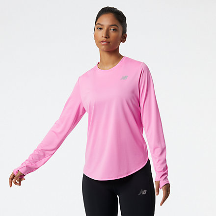 New Balance Accelerate Long Sleeve, WT11224VPK image number null