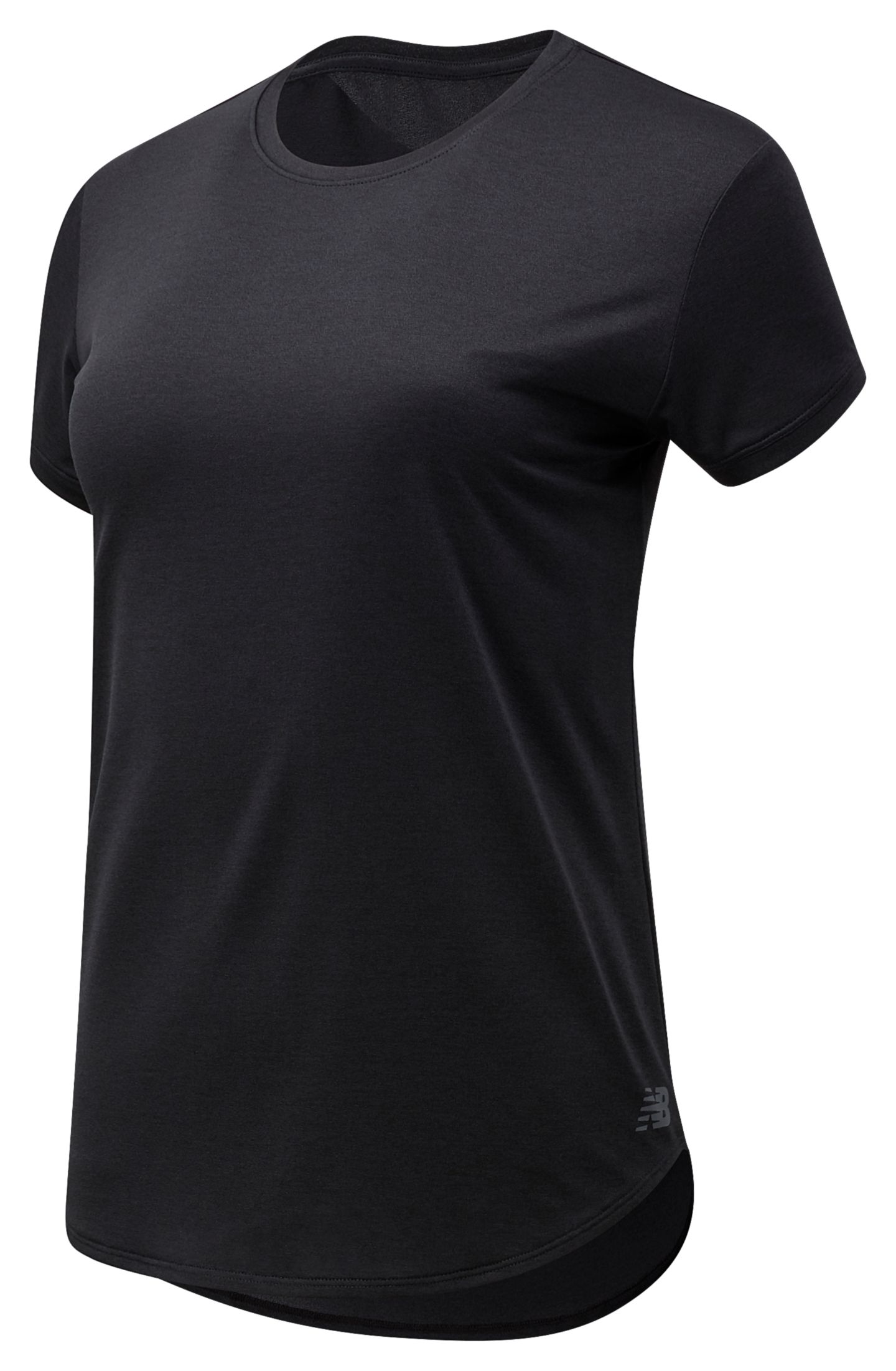 Женская футболка New Balance Sport Core Heather, цвет: Чёрный меланжевый — фото 1