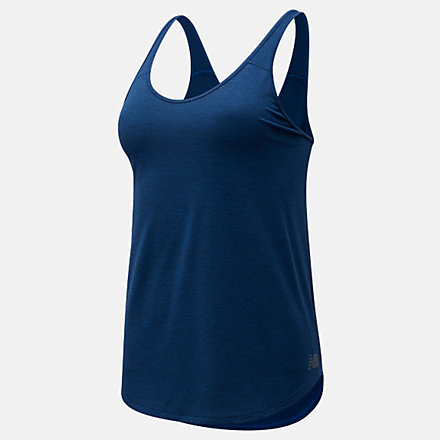 New Balance Sport Core Heather Tank, WT11453CNL image number null