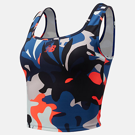 New Balance Sport Printed Fitted Tank, WT11462CNB image number null