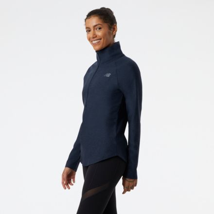 Mujer Sport Spacedye 1/2 Zip - New Balance