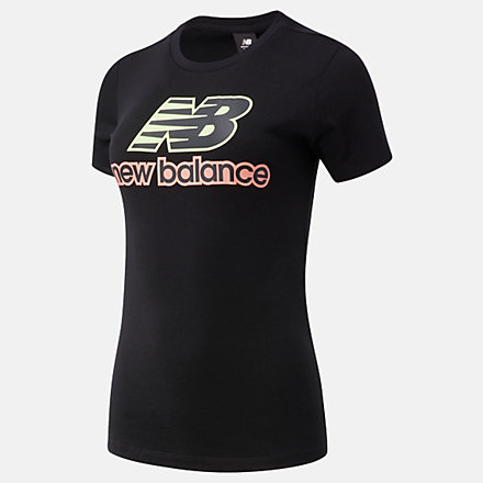 New Balance NB Athletics Psychedelic Short Sleeve Graphic Tee, WT11525BK image number null