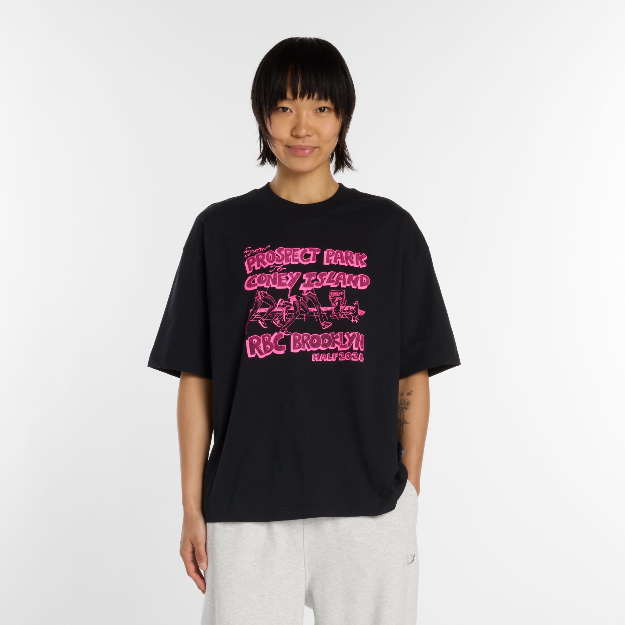 RBC Brooklyn Half Graphic Oversized T-Shirt