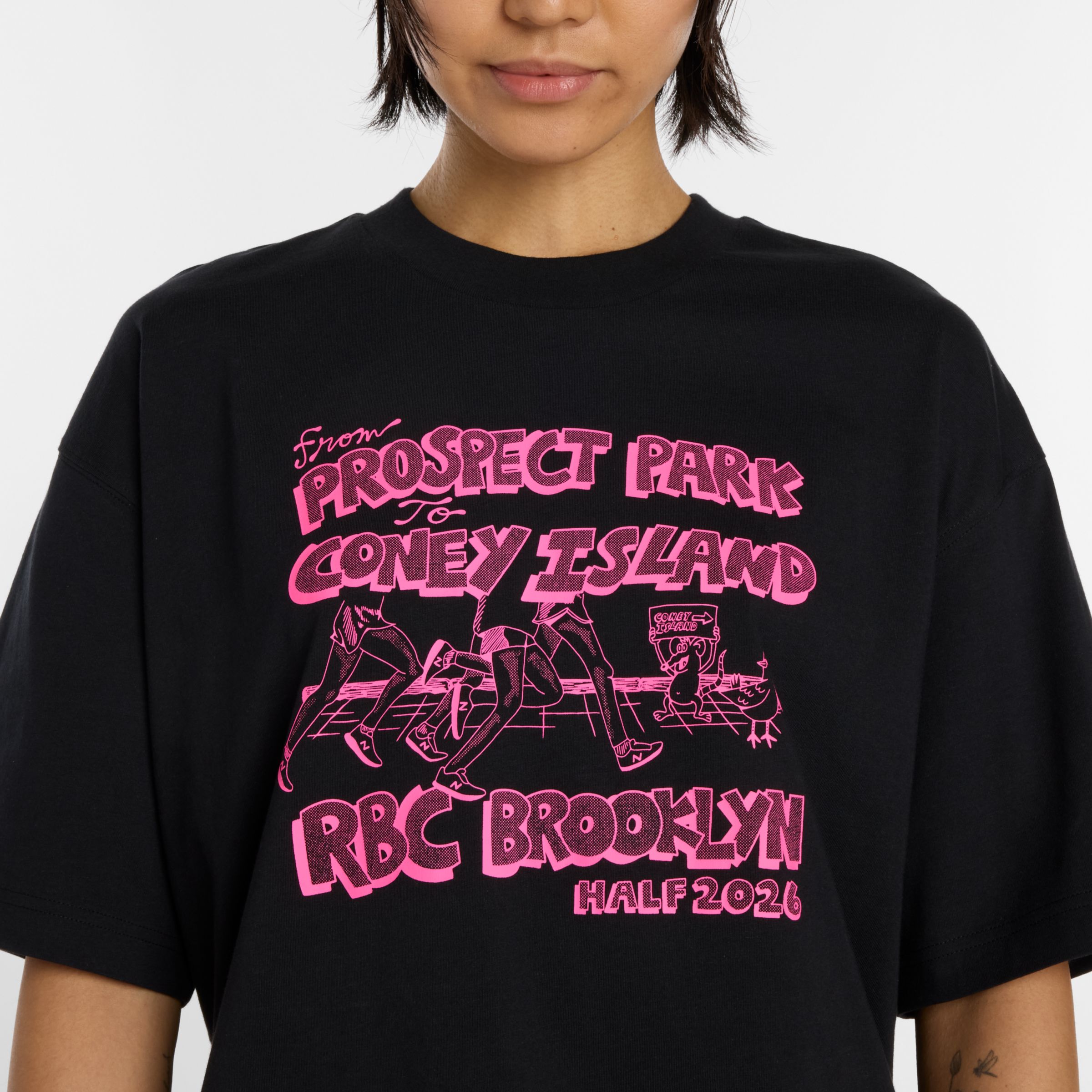 RBC Brooklyn Half Graphic Oversized T-Shirt
