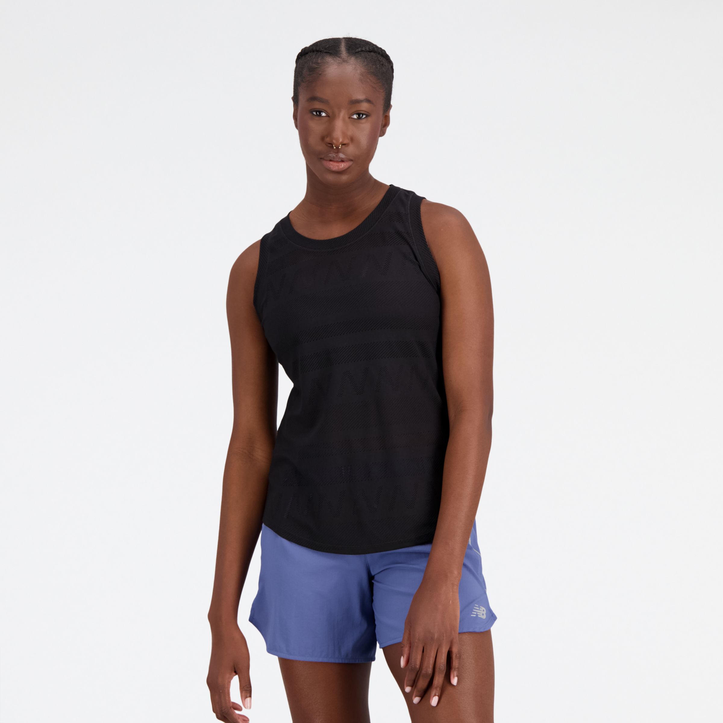 

New Balance Women's Q Speed Jacquard Tank Black - Black