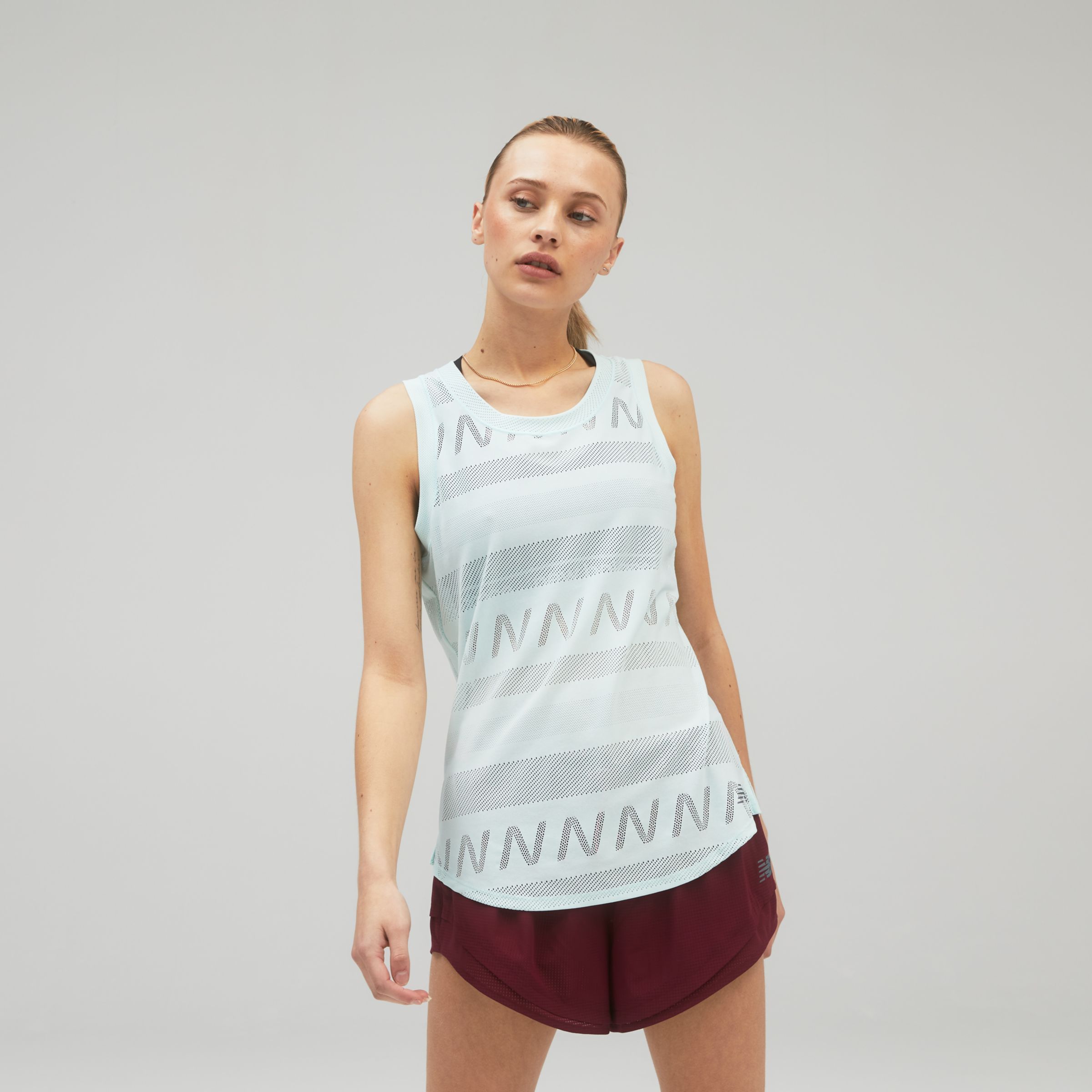 q speed jacquard tank