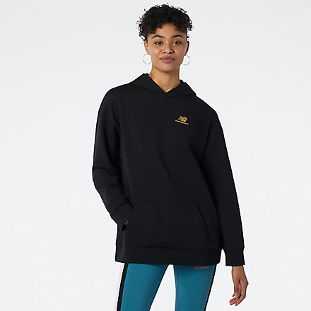New Balance NB Athletics Higher Learning Hoodie, WT13501BK image number null