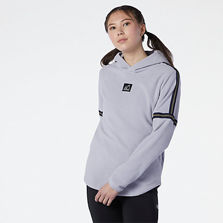 New Balance NB AT Polar Fleece Hoodie, WT13516WRY image number null