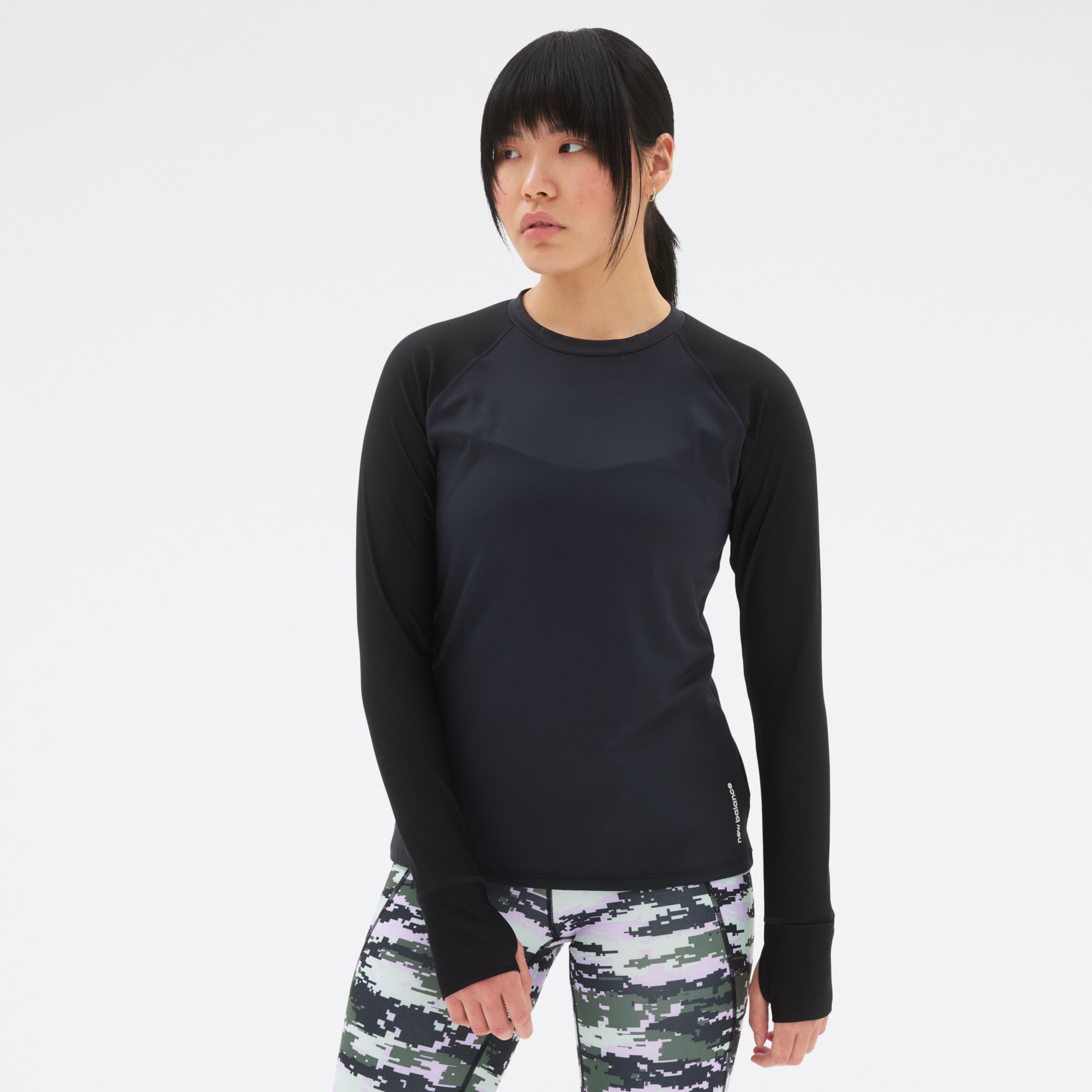 

New Balance Women's Shape Shield Long Sleeve Black - Black