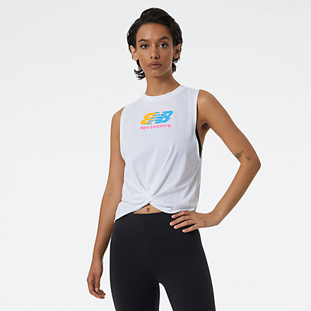 New Balance Relentless Graphic Tank, WT21171WT image number null