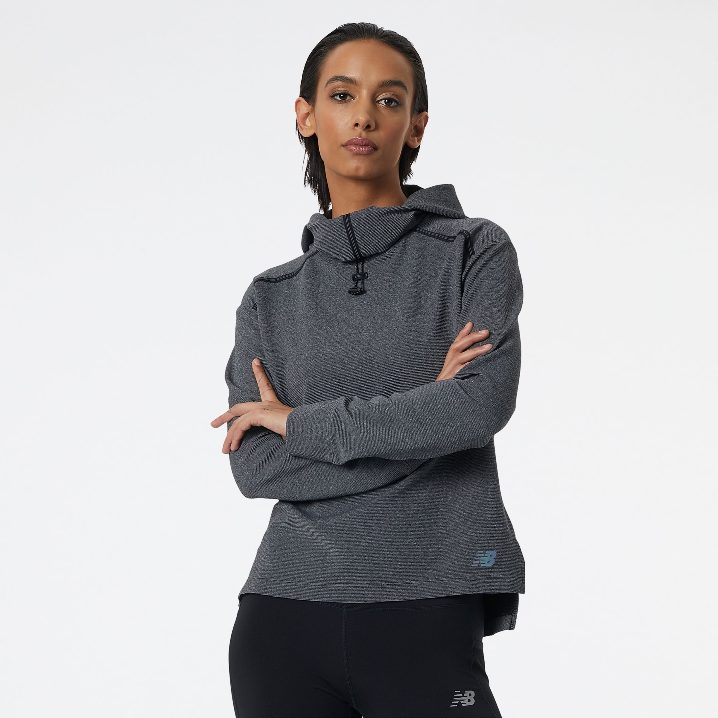 

New Balance Women's Q Speed Shift Hoodie Black - Black