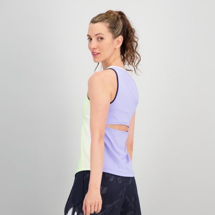 Printed Tournament V-Neck Tank