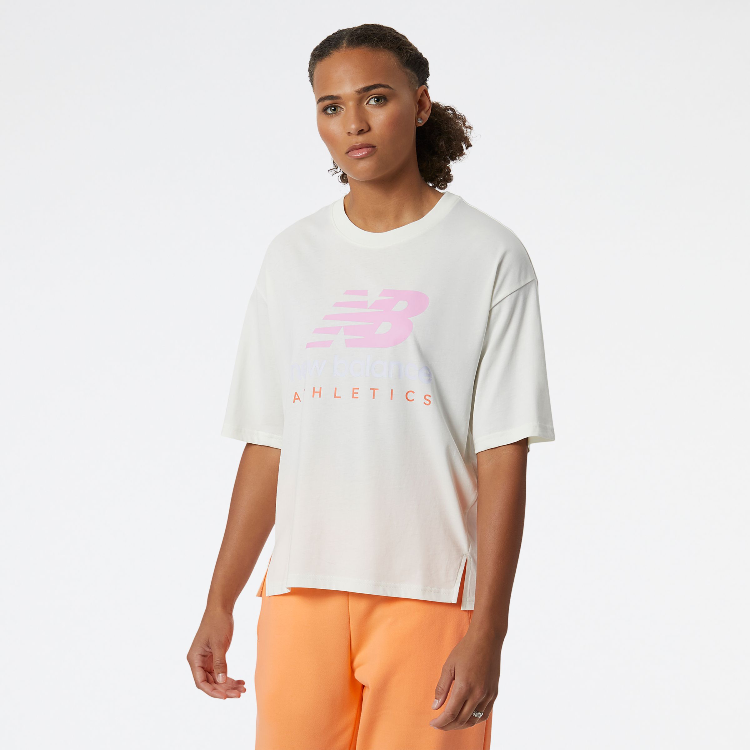 

New Balance Women's NB Athletics Amplified Tee White - White