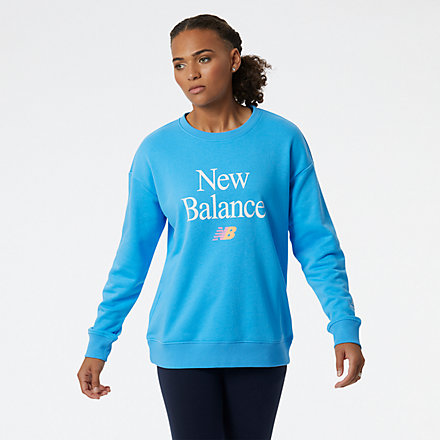 New Balance NB Essentials Celebrate Fleece Crew, WT21508VSK image number null