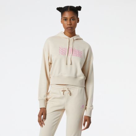 nb essentials fleece hoodie