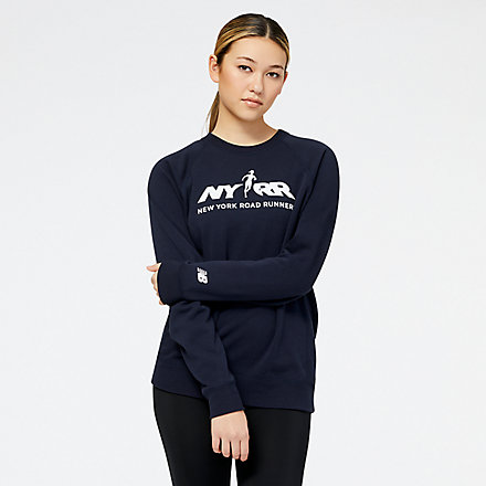 New Balance Run For Life Graphic Crew Sweatshirt, WT21574BECL image number null