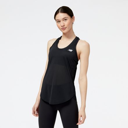 New Balance Accelerate Tank, WT23220BK image number null