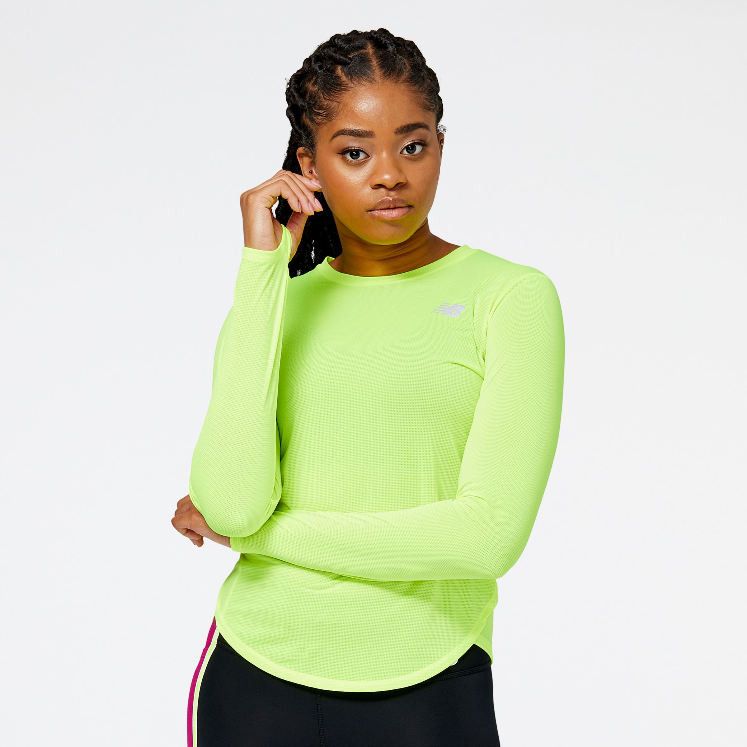 new balance long sleeve top womens