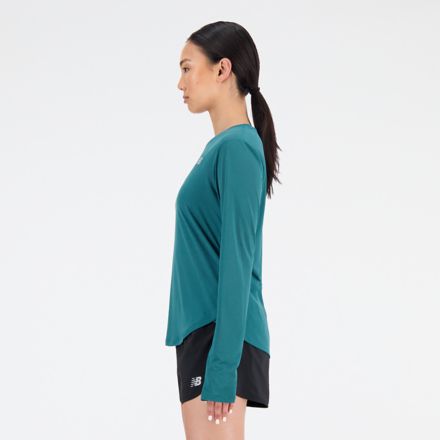 New balance long sleeve hot sale women's