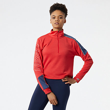 New Balance Accelerate Pacer Half Zip, WT23226TRA image number null