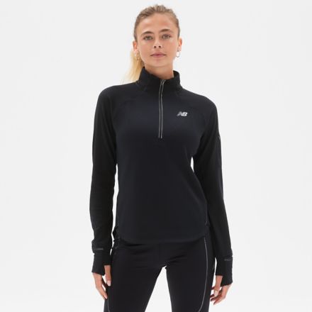 Women's NB Heat Grid Half Zip Apparel - New Balance