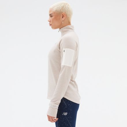 Technical Printed Half-Zip Long-Sleeved Top - Ready to Wear