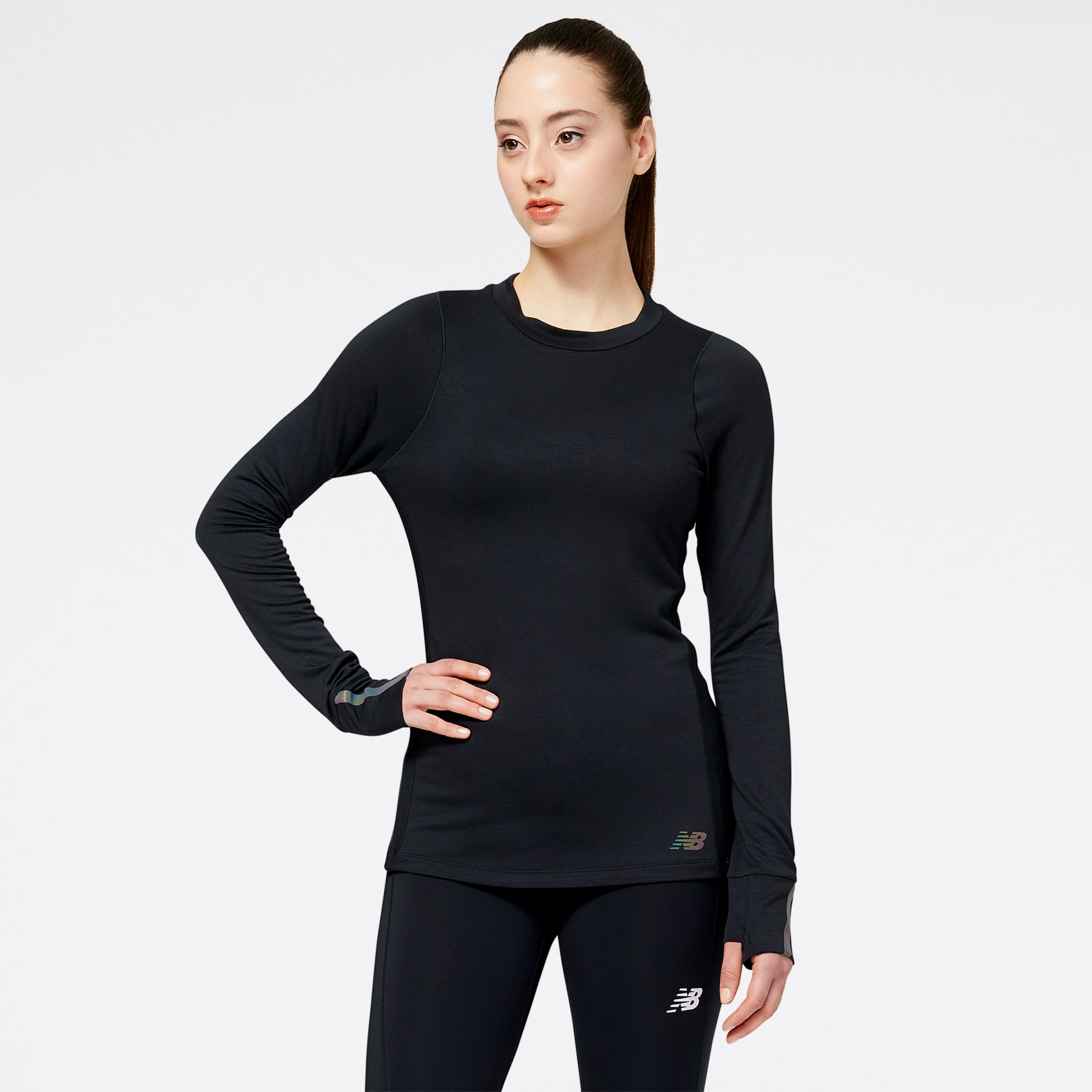 

New Balance Women's Q Speed 1NTRO Long Sleeve Black - Black