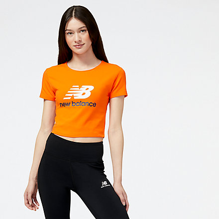 New Balance NB Essentials New Wave Short Sleeve Tee, WT23560POP image number null