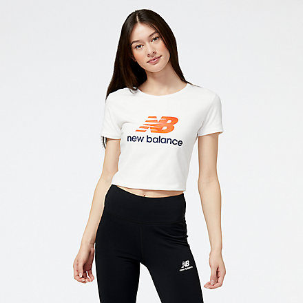 New Balance NB Essentials New Wave Short Sleeve Tee, WT23560WT image number null