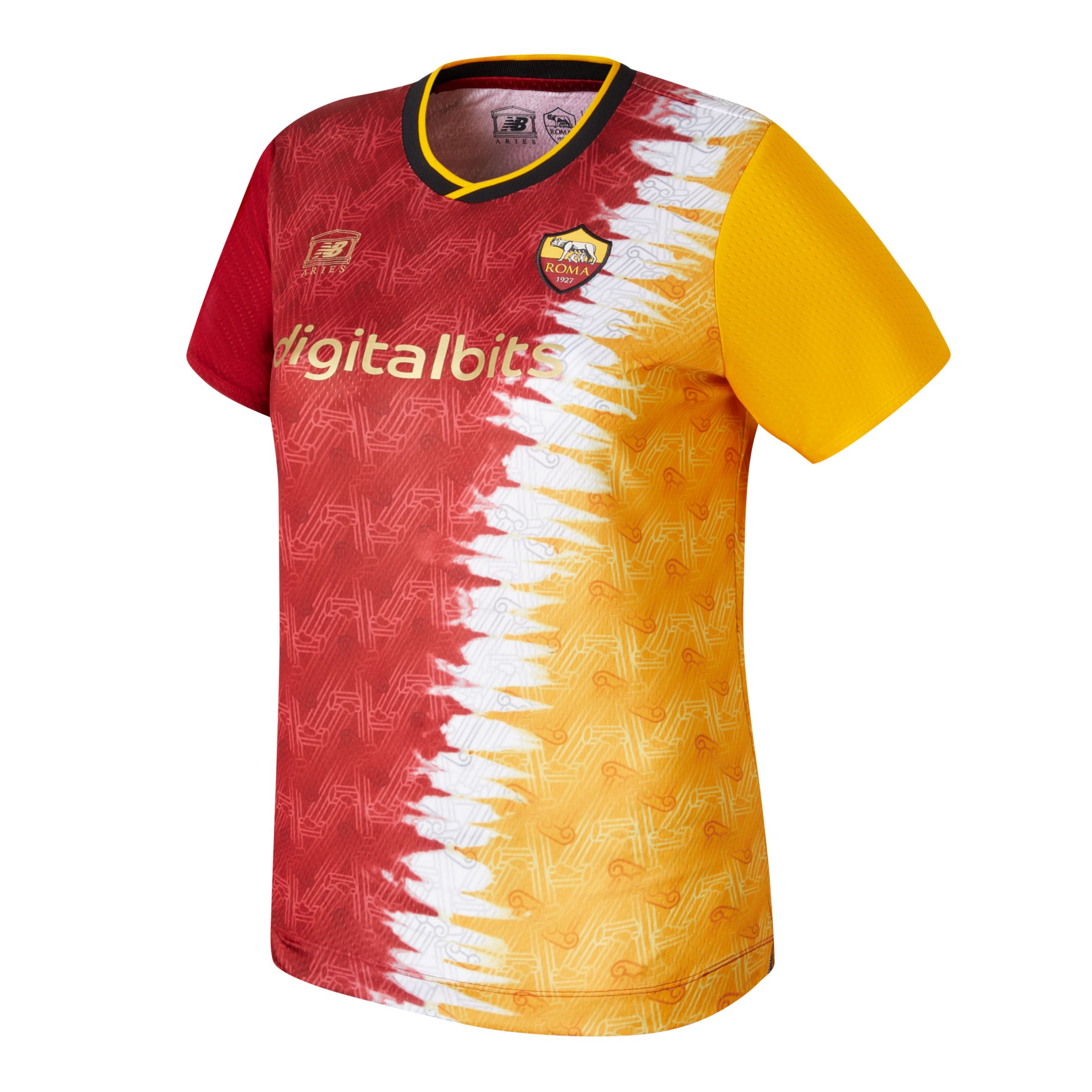 Women's AS Roma X Aries Womens Retail SS Jersey Apparel